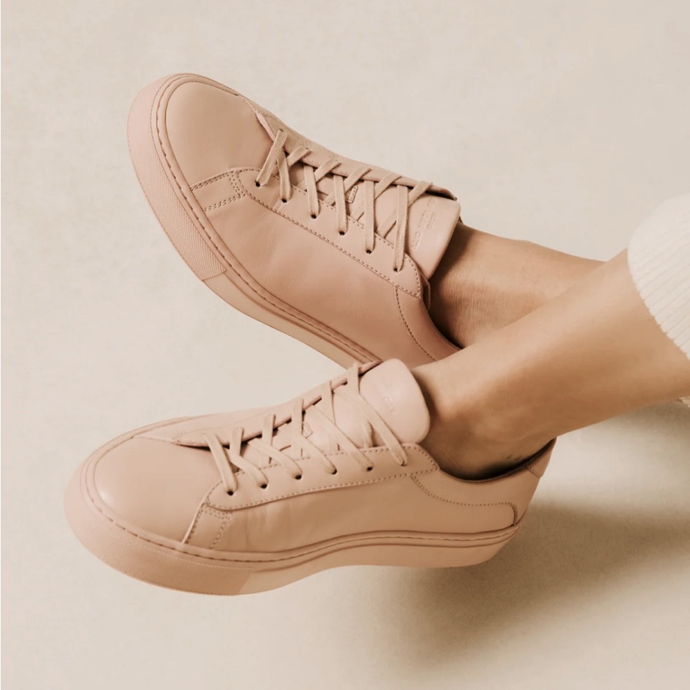 KOIO PINK QUARTZ LEATHER SUEDE SUSTAINABLE SNEAKERS